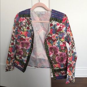 embroidery cardigan, medium